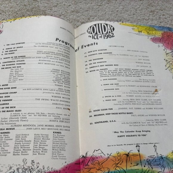 Vintage Holiday on Ice of 1962 souvenir program. - Picture 15 of 15